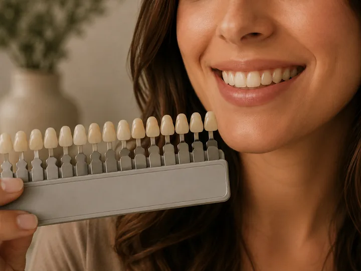 Seleção de tonalidades para estética dental